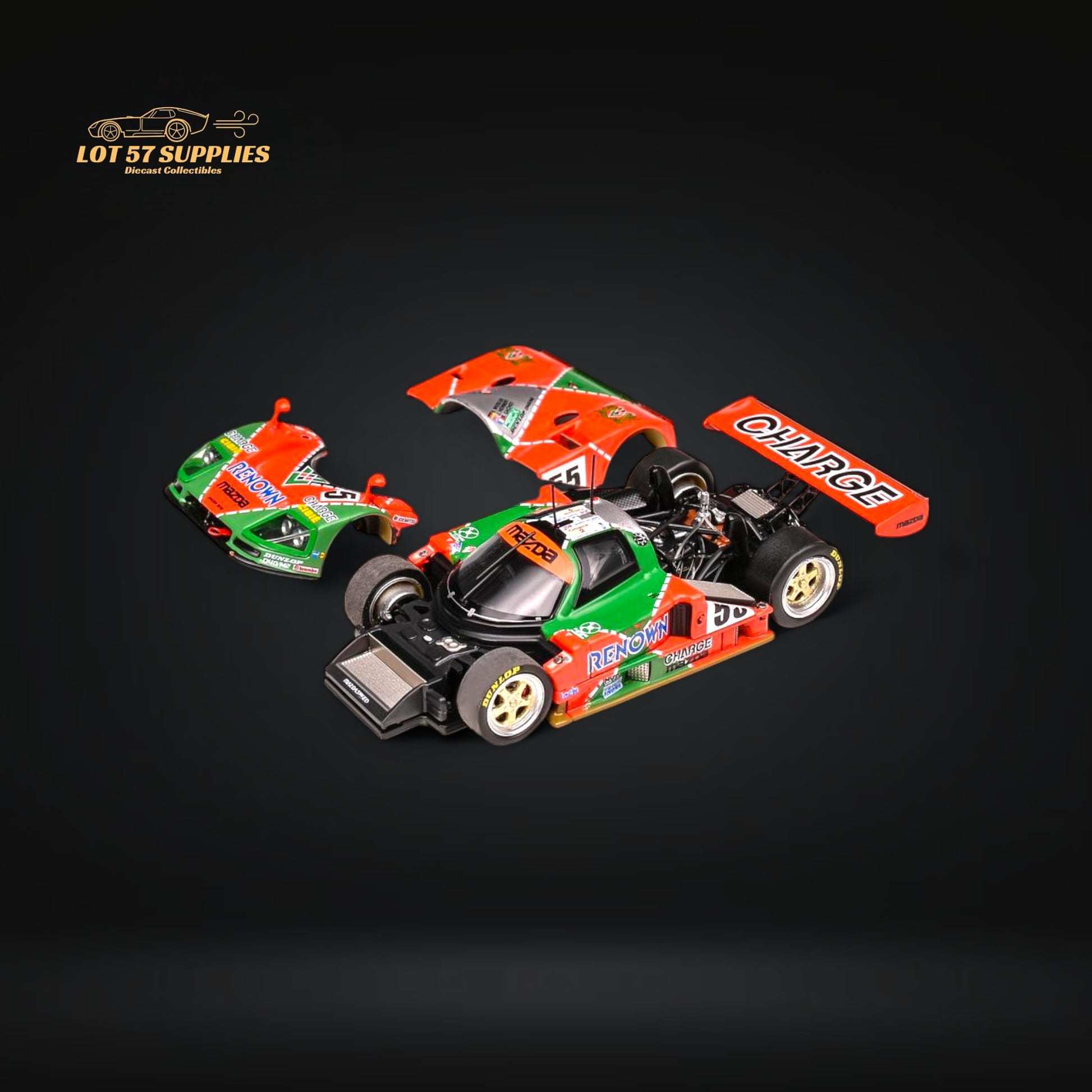 MOTORHELIX Mazda 787b #55 Le Mans Championship 1991 Winner 1:64