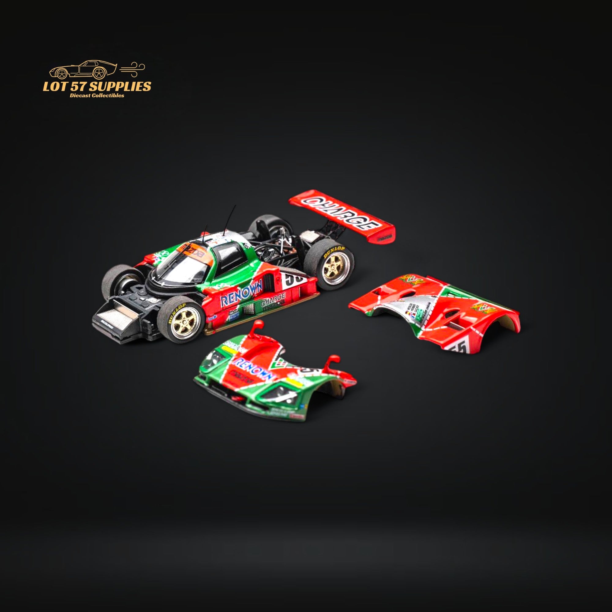 ペンマジ MotorHelix Mazda 787B Le Mans Winner Diecast Toy Car Model