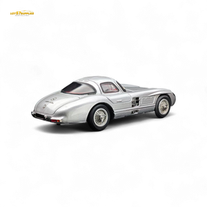 YS Model Mercedes Benz 300SLR Urunhot Diecast - Gullwing Silver 1:64