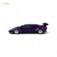 Findclassically Countach LP5000S - Metallic Purple w/ Wing 1:64