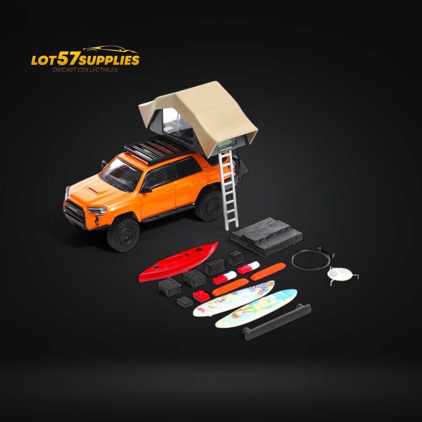 (Pre-Order) GCD Toyota Super Overlord Light Modified Version - Orange 1:64