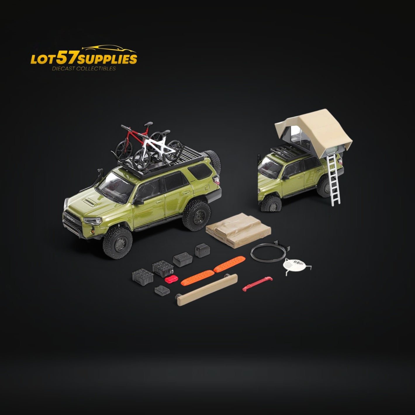 (Pre-Order) GCD Toyota Super Overlord Light Modified Version - Green 1:64