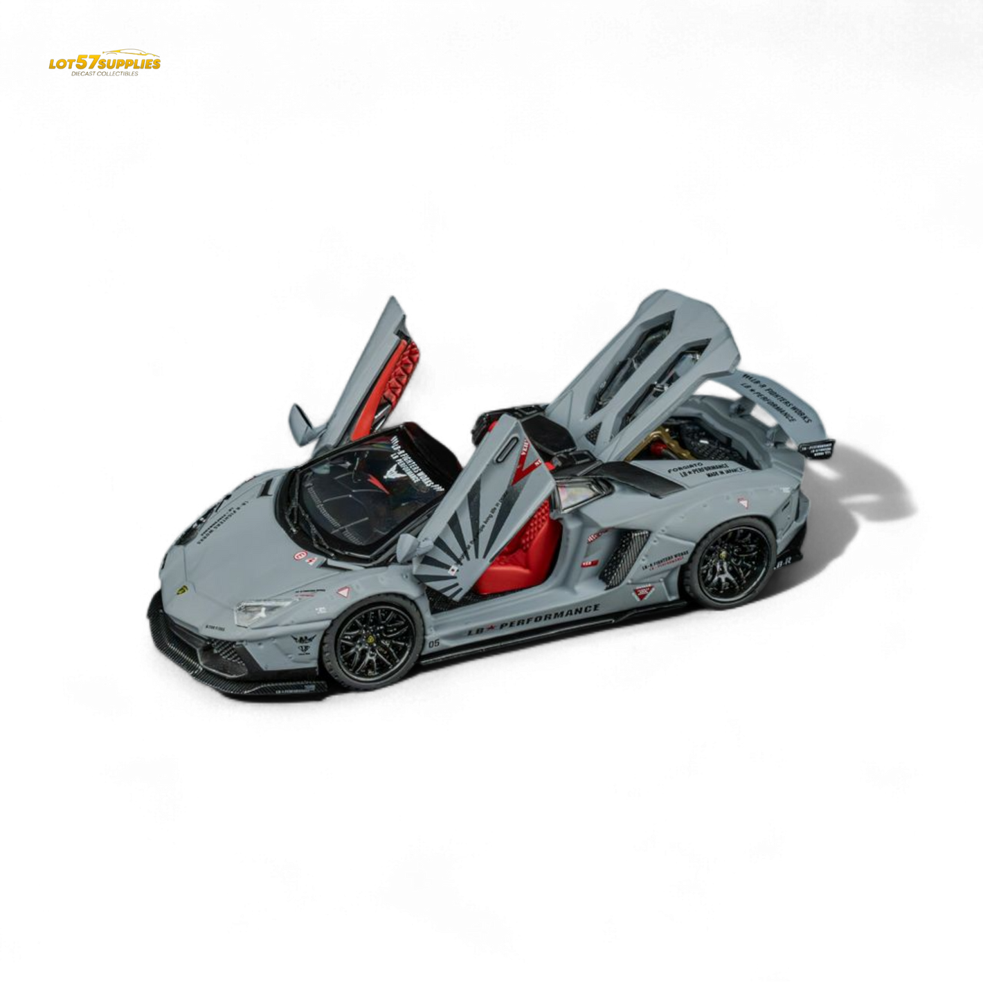 TPC Rhino Model Lamborghini LP720-4 Roadster Wide-Body 1:64 Diecast Model