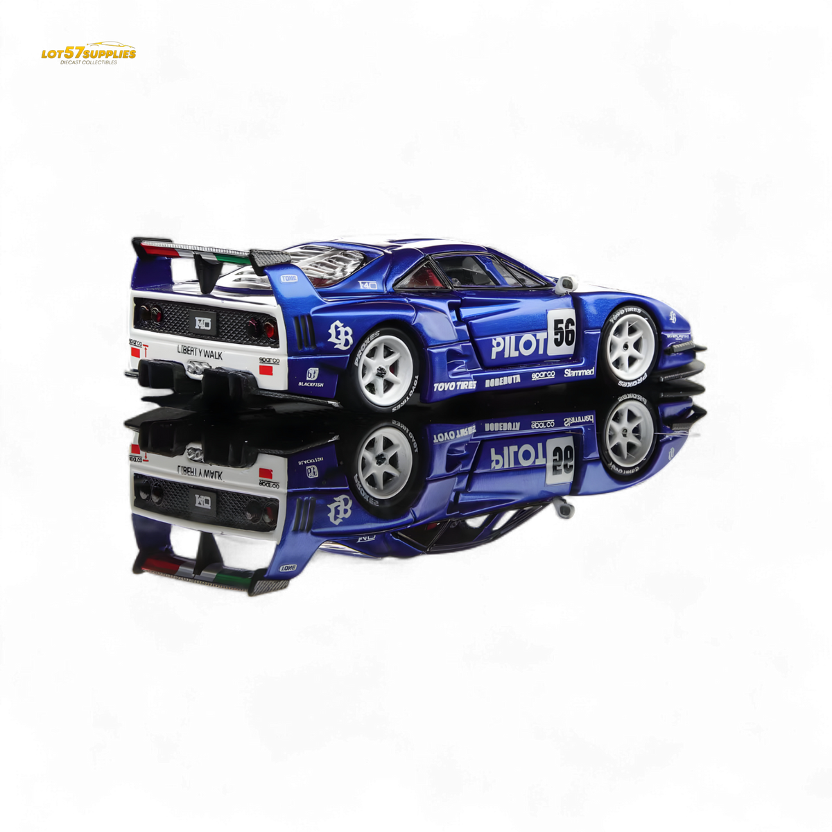 Demon King Auto Ferrari F40 1:64 Diecast | LOT57 Supplies Demon King Auto Ferrari F40 1:64 Diecast | LOT57 Supplies