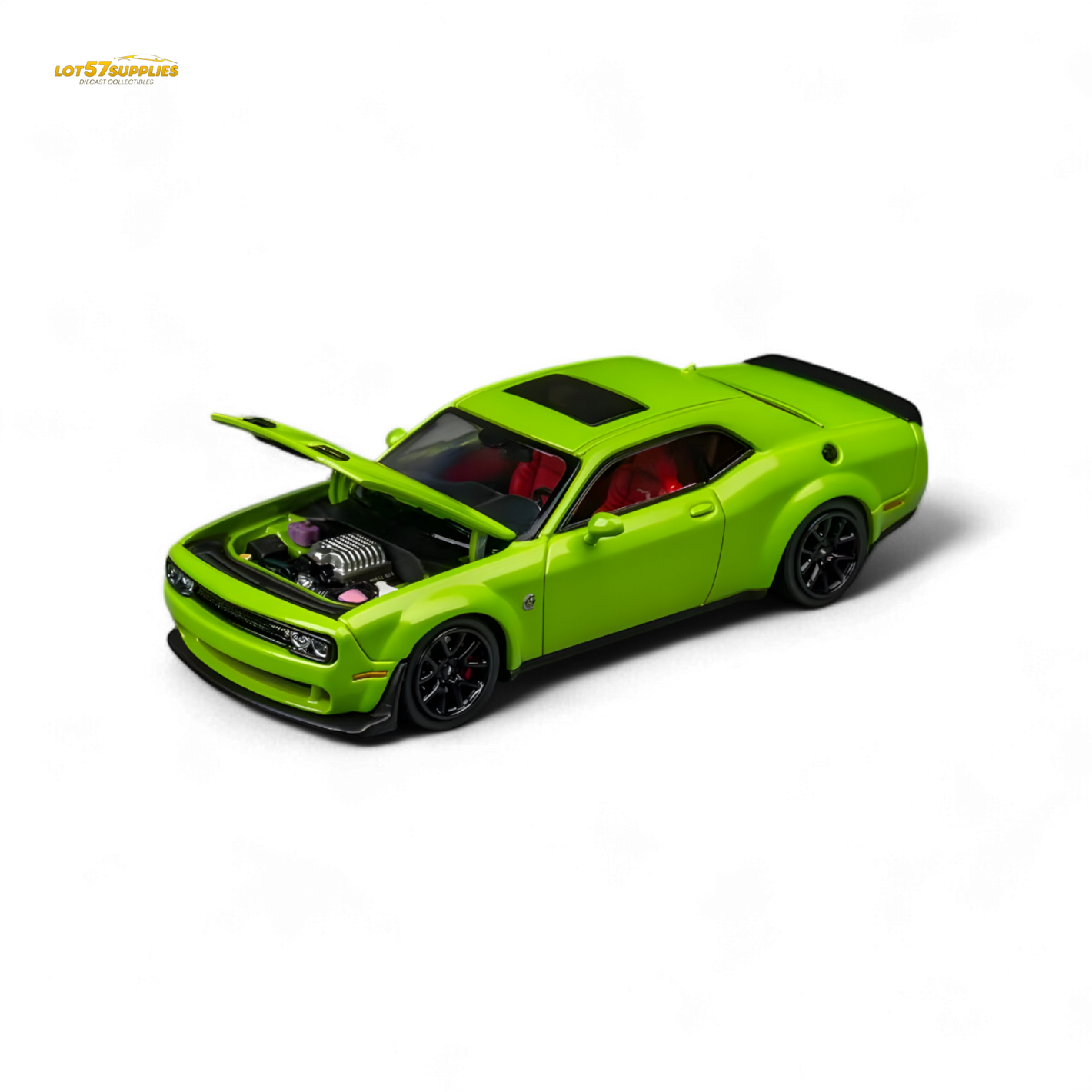 (Pre-Order) STANCE HUNTERS DODGE SRT HELLCAT - Green 1/64