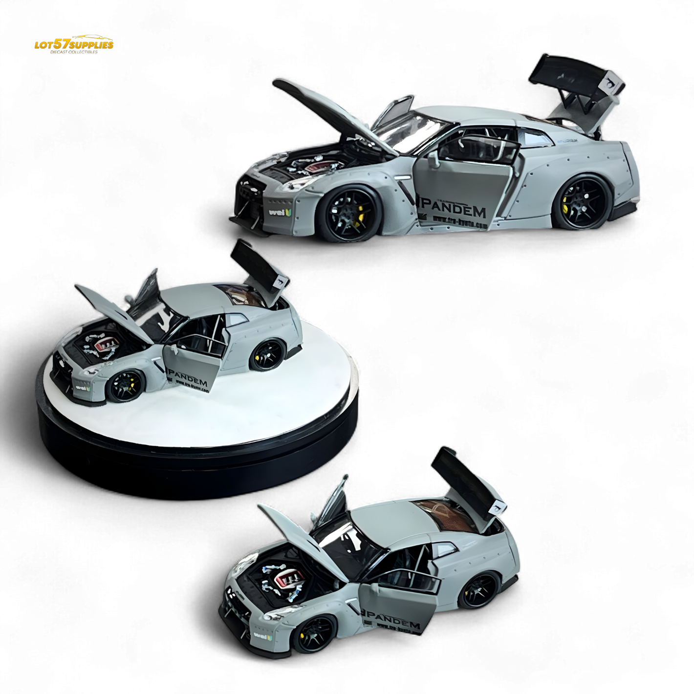 (Pre-Order) PGM Rocket Bunny R35 Combat Grey - Luxury Version 1:64