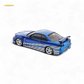 (Pre-Order) Fast Speed Skyline GT-R R34 Nismo Z-Tune - Blue with Silver Stripes 1:64