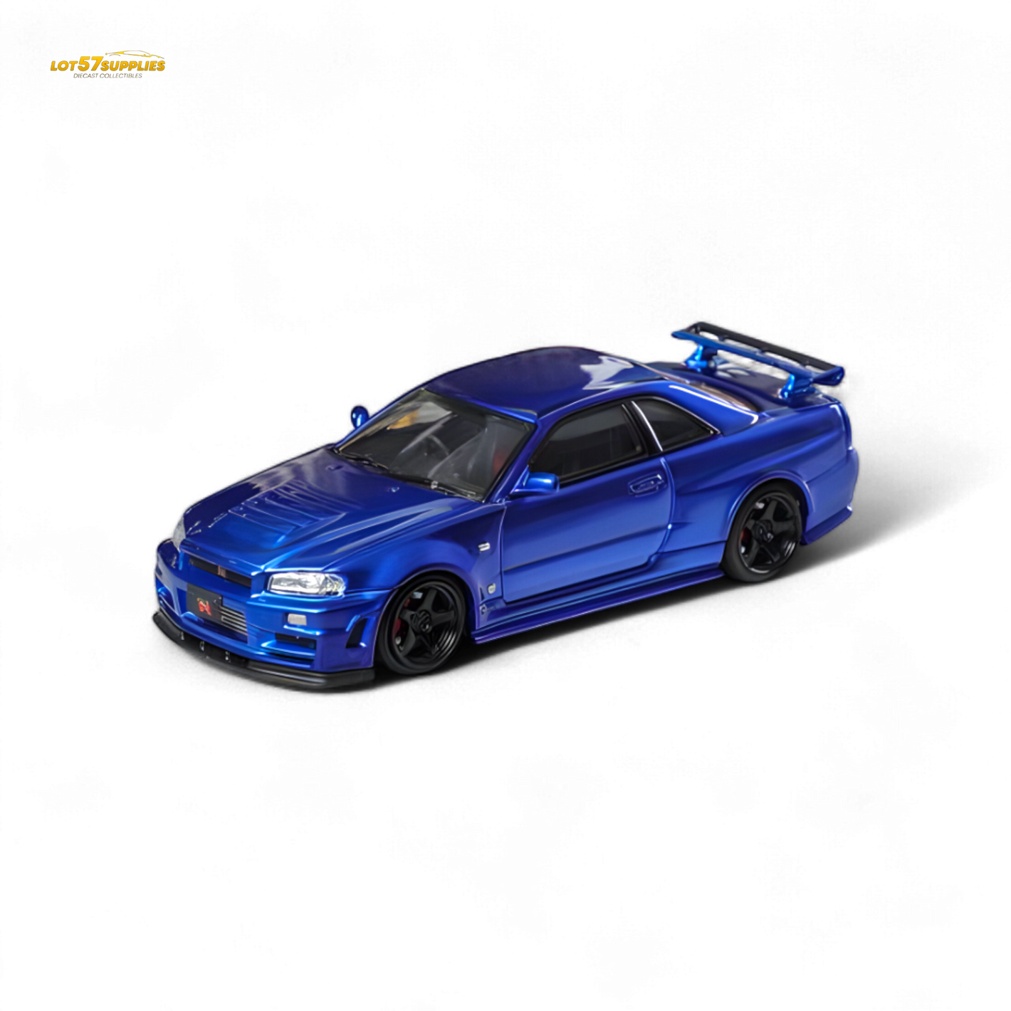 (Pre-Order) Fuji Skyline R34 GT-R Nismo Z-Tune - Bayside Blue 1:64