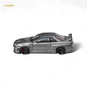 (Pre-Order) Fuji Skyline R34 GT-R Nismo Z-Tune - Gun Grey 1:64