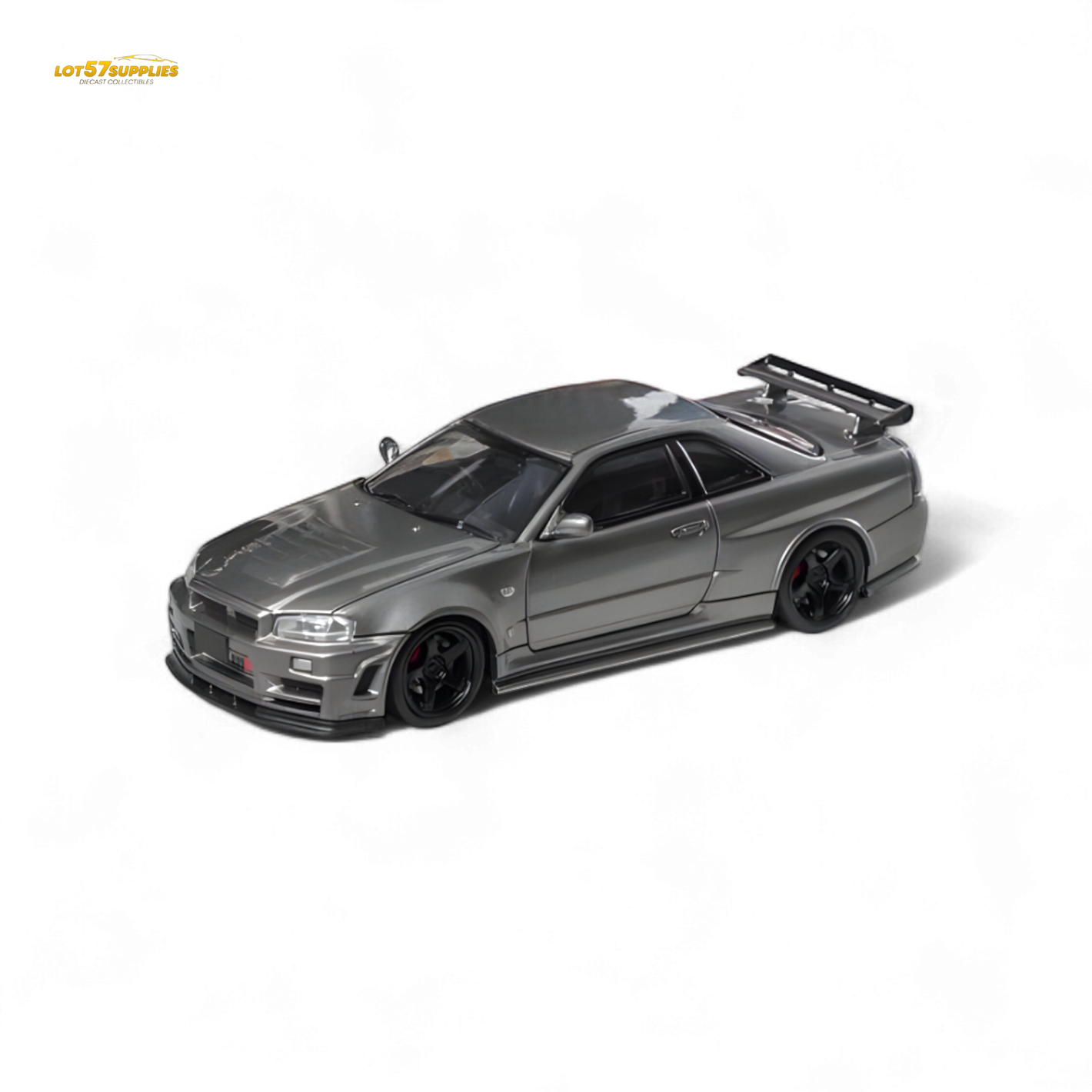 (Pre-Order) Fuji Skyline R34 GT-R Nismo Z-Tune - Gun Grey 1:64