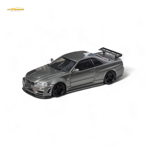 (Pre-Order) Fuji Skyline R34 GT-R Nismo Z-Tune - Gun Grey 1:64