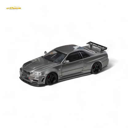 (Pre-Order) Fuji Skyline R34 GT-R Nismo Z-Tune - Gun Grey 1:64