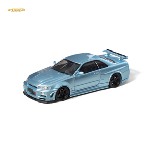 (Pre-Order) Fuji Skyline R34 GT-R Nismo Z-Tune - Ice Blue 1:64