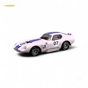 Fine Works64 Shelby Daytona - White with Blue Stripes 1:64