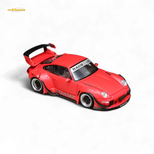 (Pre-Order) Street Weapon RWB 993 Naginata - Red Livery - Low Wing 1:64
