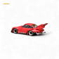 (Pre-Order) Street Weapon RWB 993 NAGINATA RED LIVERY - HIGHER TAIL SINGLE EXHAUST - 1:64