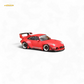 (Pre-Order) Street Weapon RWB 993 Naginata - Red Livery - Low Wing 1:64