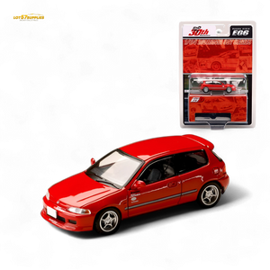 (Pre-Order) Hobby Japan Honda CIVIC (EG6) - Red 1:64