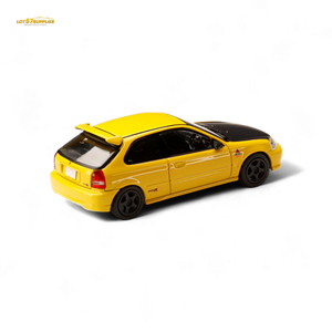 (Pre-Order) Hobby Japan Honda CIVIC (EK9) - Yellow 1:64