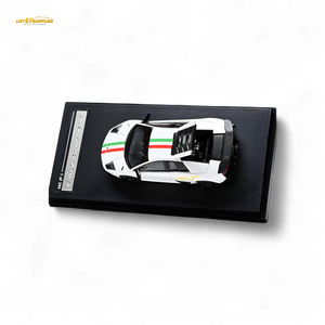 (Pre-Order) High Rev Model Lamborghini Murcielago LP670-4 SV - White Italian Stripes 1:64