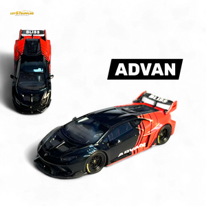 (Pre-Order) Flame Lamborghini Huracan GT LP610 - ADVAN 1:64