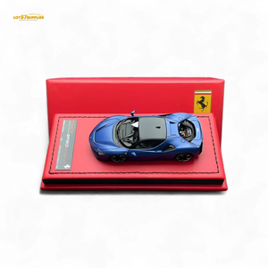 (Pre-Order) ART Ferrari SF90 Resin - Abu Dhabi Blue Hardtop - 99 Pcs Lim Ed 1:64