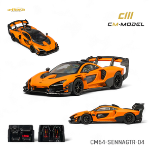 (Pre-Order) CM Model McLaren Senna GTR - Papaya Orange 1:64