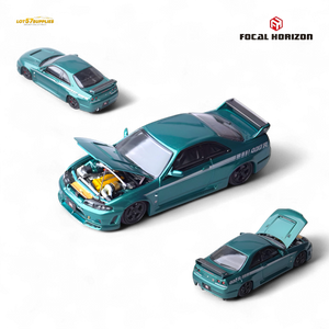 (Pre-Order) Focal Horizon Nissan Skyline GT-R R33 Nismo 400R Version - Champion Green 1:64