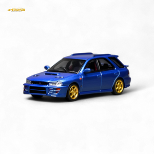 (Pre-Order) Motorhelix Subaru Impreza Wagon WRX STi Version VI - Rally Blue 1:64
