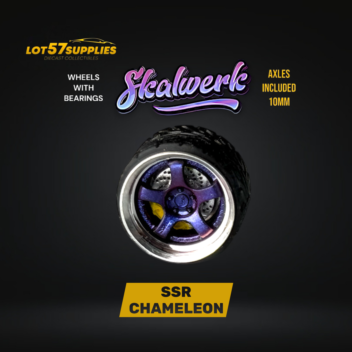 Skalwerk - SSR CHAMELEON - 1:64 (1 SET = 4 Wheels)