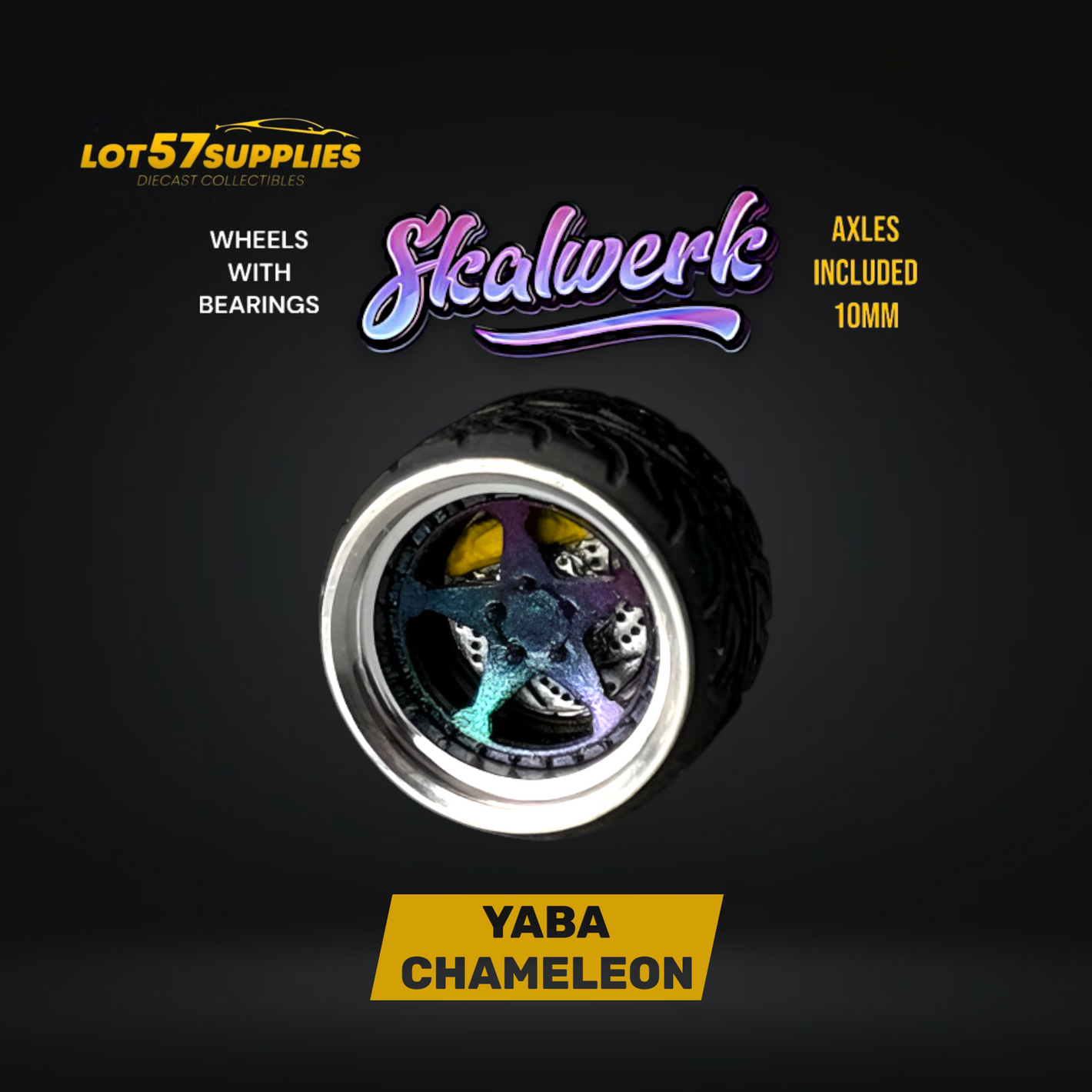 Skalwerk - YABA CHAMELEON - 1:64 (1 SET = 4 Wheels)