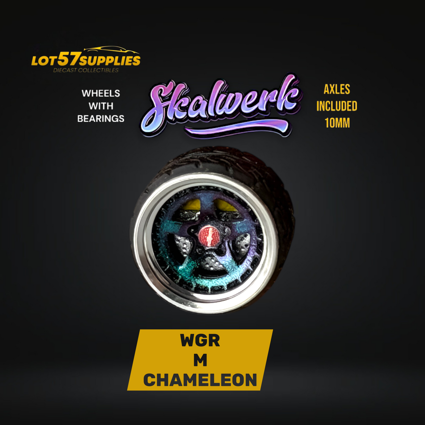 Skalwerk - WGR M CHAMELEON - 1:64 (1 SET = 4 Wheels)