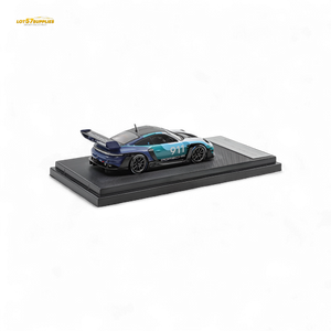 (Pre-Order) HKM 911 GT3 R Rennsport - Blue-White #911 1:64