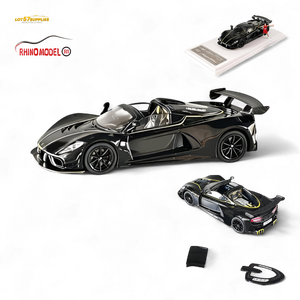(Pre-Order) Rhino Model RM Hennessey Venom F5 - Black 1:64