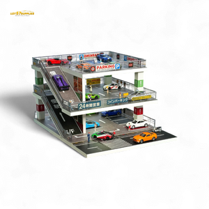 (Pre-Order) Shou Cang Jia Japanese Ramp Parking Lot - Dark Green 1:64