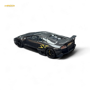 (Pre-Order) DMH Lamborghini LP 670-4 - Full Black Carbon - Foshan Expo 2025 1:64