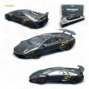 (Pre-Order) DMH Lamborghini LP 670-4 - Full Black Carbon - Foshan Expo 2025 1:64