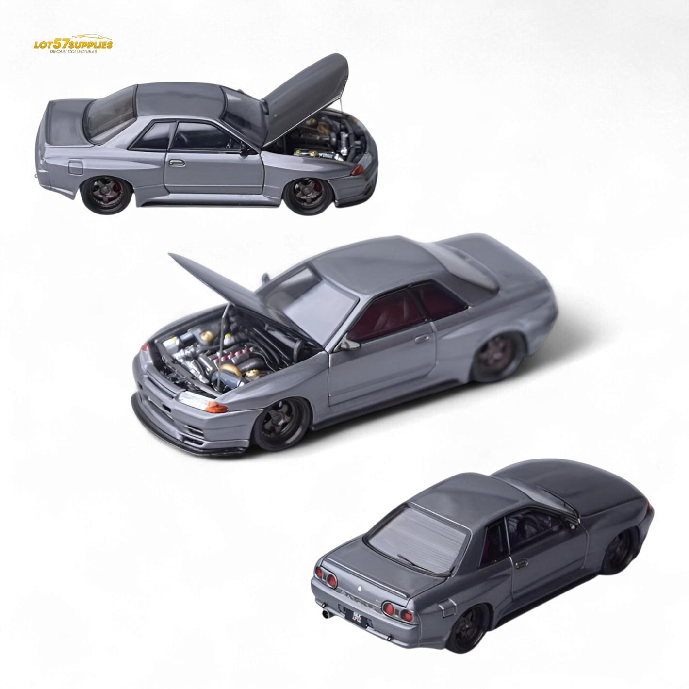 (Pre-Order) Focal Horizon Skyline GT-R R32 - Grey 1:64