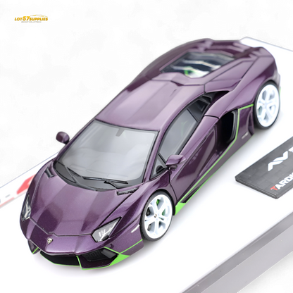 (Pre-Order) Tardis Lamborghini LP700 - Purple 1:64