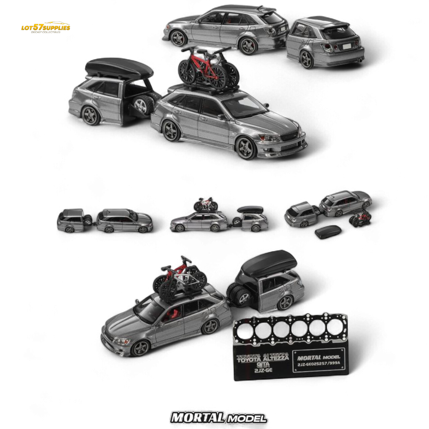 (Pre-Order) MORTAL Altezza Gita ELIXIR - Silver Gray (Trailer) 1:64