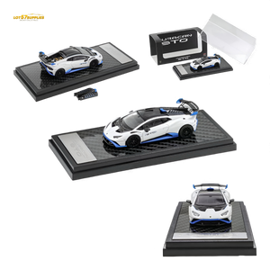 (Pre-Order) LCD Lamborghini Huracan STO - White 1:64