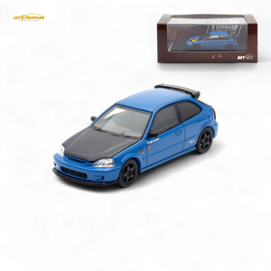 Motorhelix Honda Civic EK9 Malaysia Limited Edition - Blue 1:64