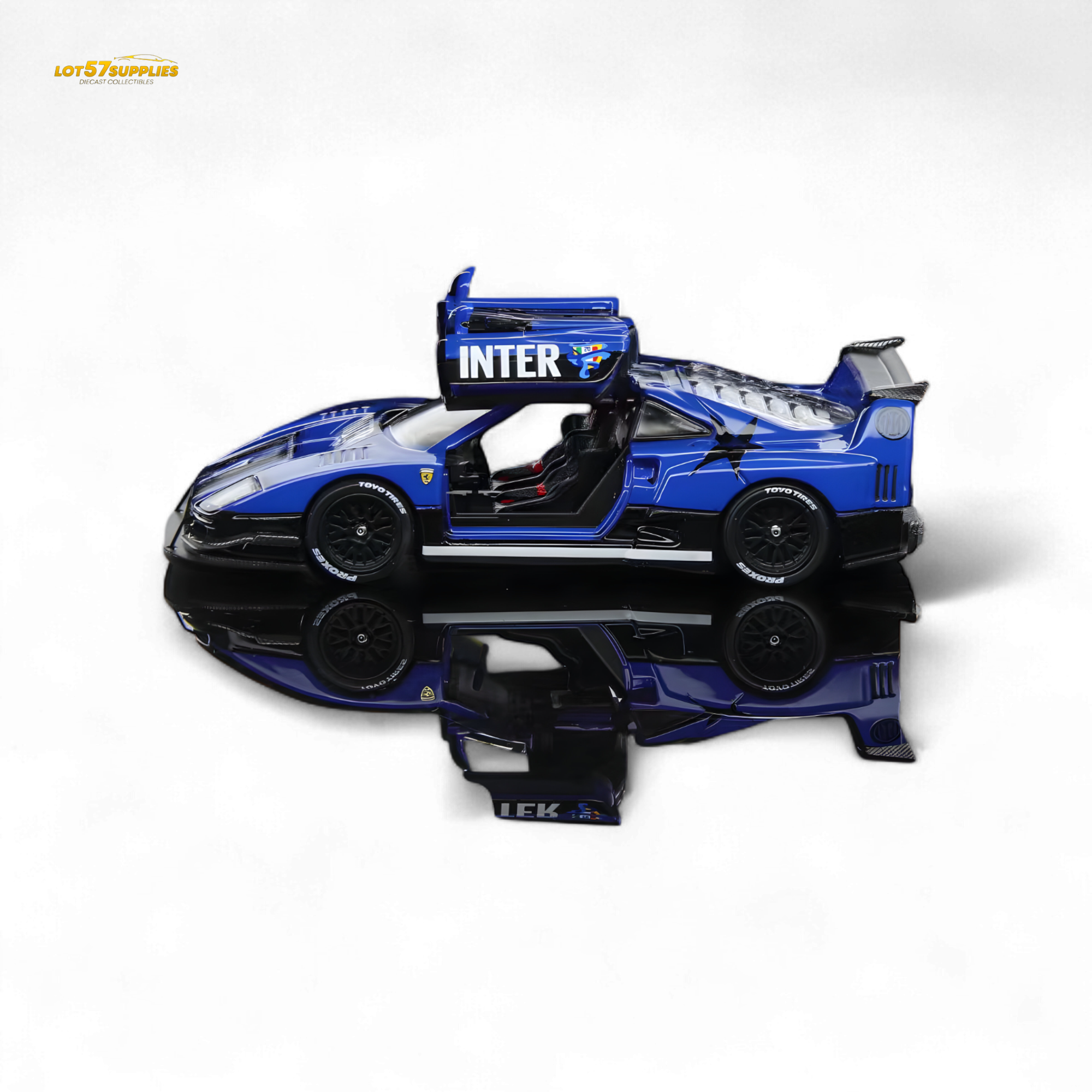 Demon King Auto F40 LB-Works Wide-Body Gull Wing Gate Modified - Inter