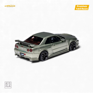Car's Lounge Skyline GT-R R34 NISMO Z-TUNE - Millenium Jade 1:64
