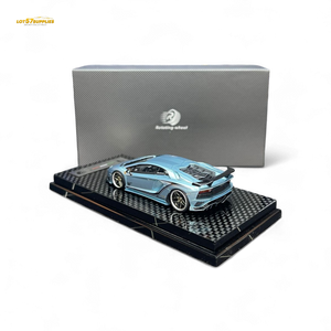 Rotating Wheel Rowen Aventador S - Ice Blue 1/64