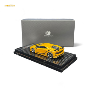 Rotating Wheel Rowen Aventador S - Pearl Yellow 1/64
