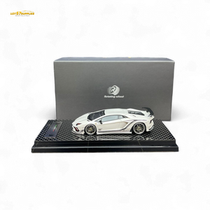 Rotating Wheel Rowen Aventador S - Pearl White 1/64