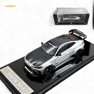 (Pre-Order) SW BMW G82 M4 Wide-Body Modified - Alexander Silver Carbon Cap 1:64