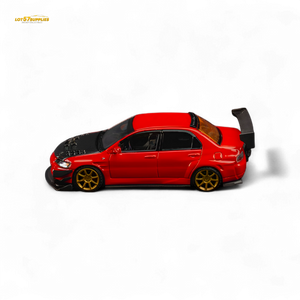 (Pre-Order) Findclassically Mitsubishi 9th Generation - Red - Carbon Hood 1:64