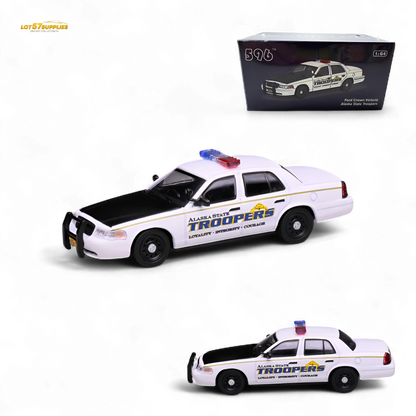 (Pre-Order) 596 Ford Crown Victoria - Alaska State Troopers 1:64